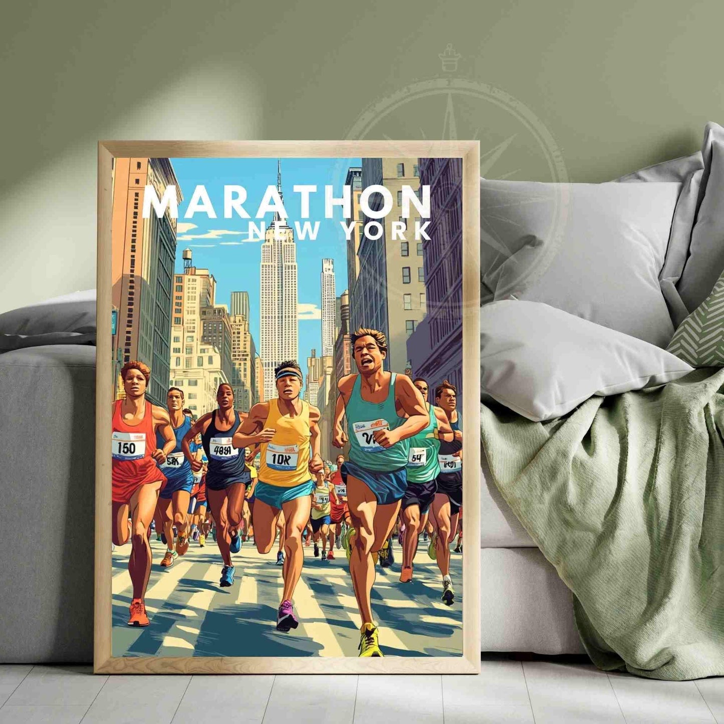 New York Marathon Poster