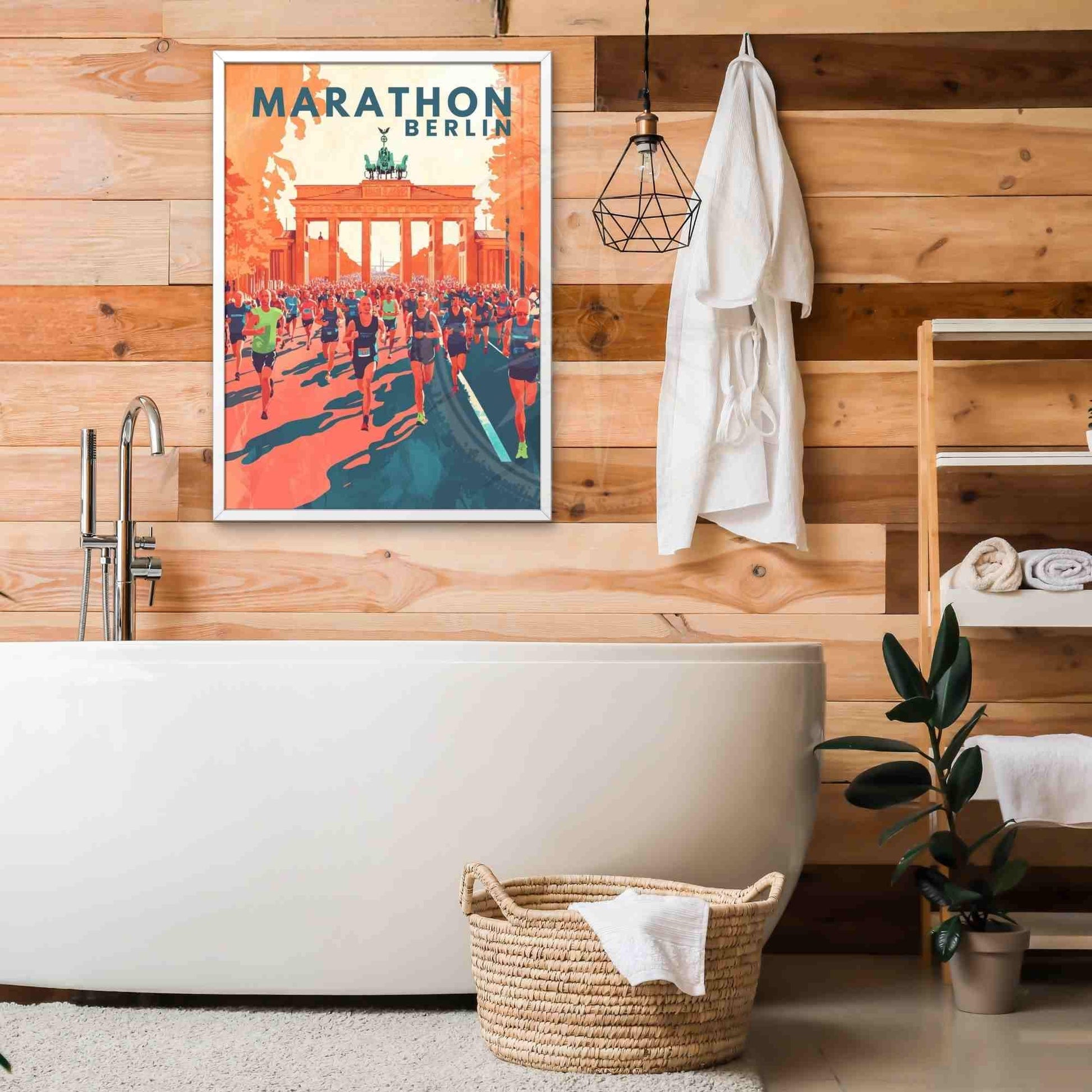 Berlin Marathon Poster | Marathon print | Berlin poster