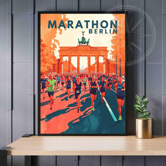 Berlin Marathon Poster | Marathon print | Berlin poster