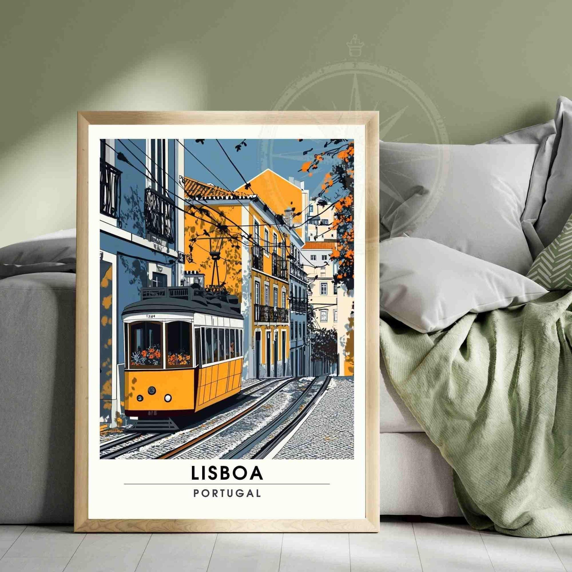 Lisbon Poster | Lisbon travel print - Portugal