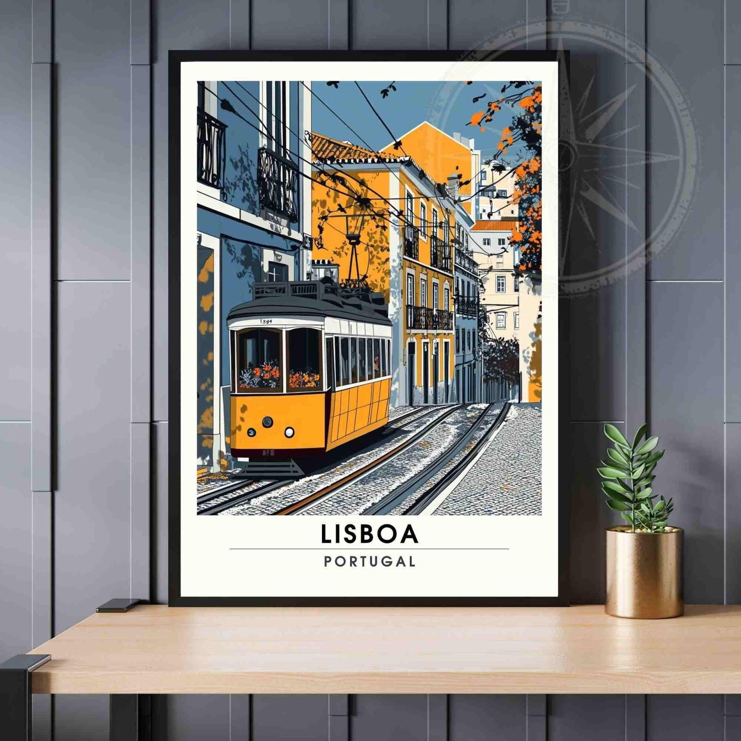 Lisbon Poster | Lisbon travel print - Portugal