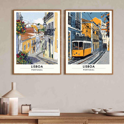 Lisbon Poster | Lisbon travel print - Portugal