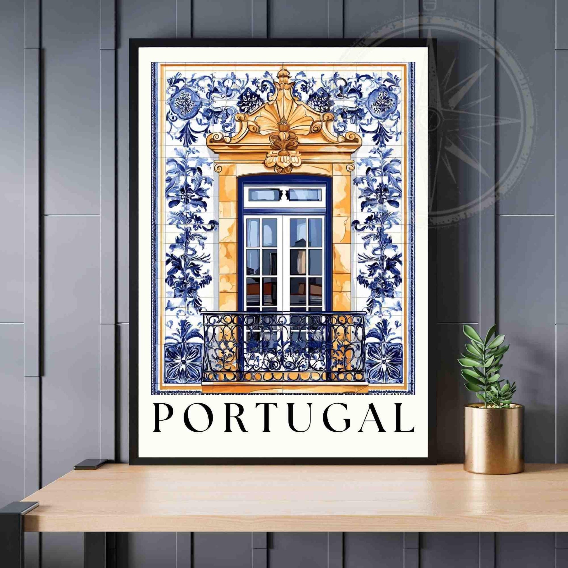 Affiche Portugal - Azulejo