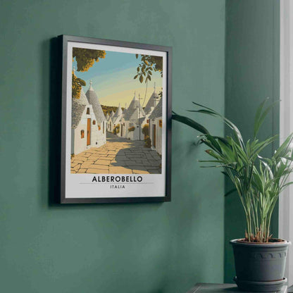 Alberobello Poster | Alberobello print - the trulli