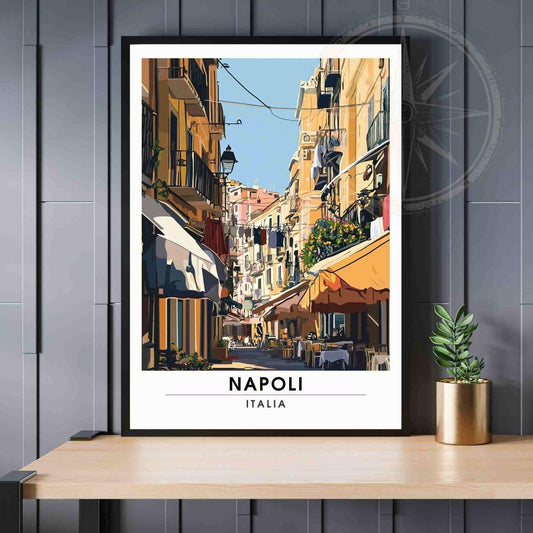 Naples Poster - Naples travel print - Italy