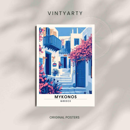 Affiche de voyage Mykonos