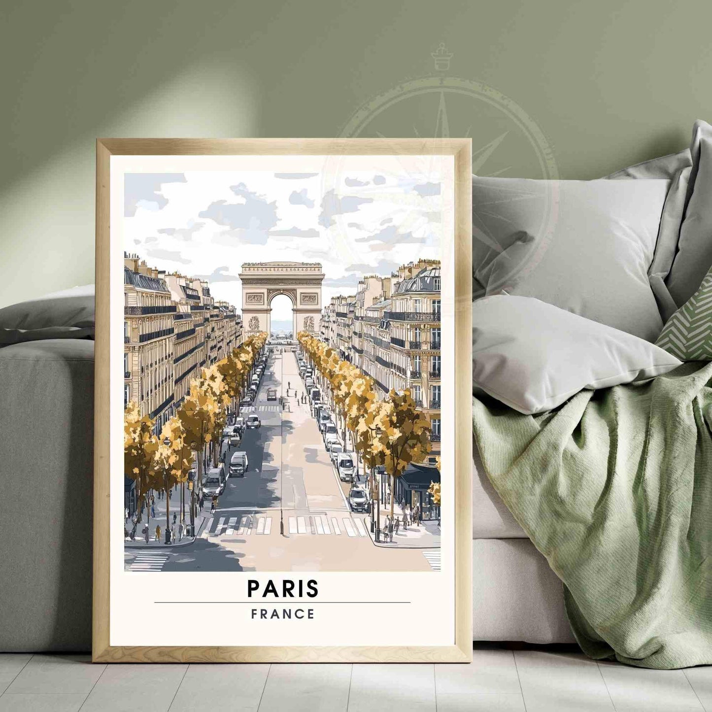 Affiche Paris | Impression Champs Elysées