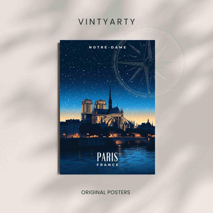 Affiche Paris | Impression Paris | Affiche Notre-Dame de Paris