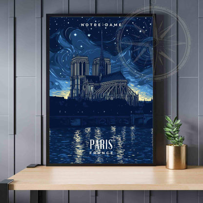 Affiche Paris | Impression Paris | Affiche Notre-Dame de Paris