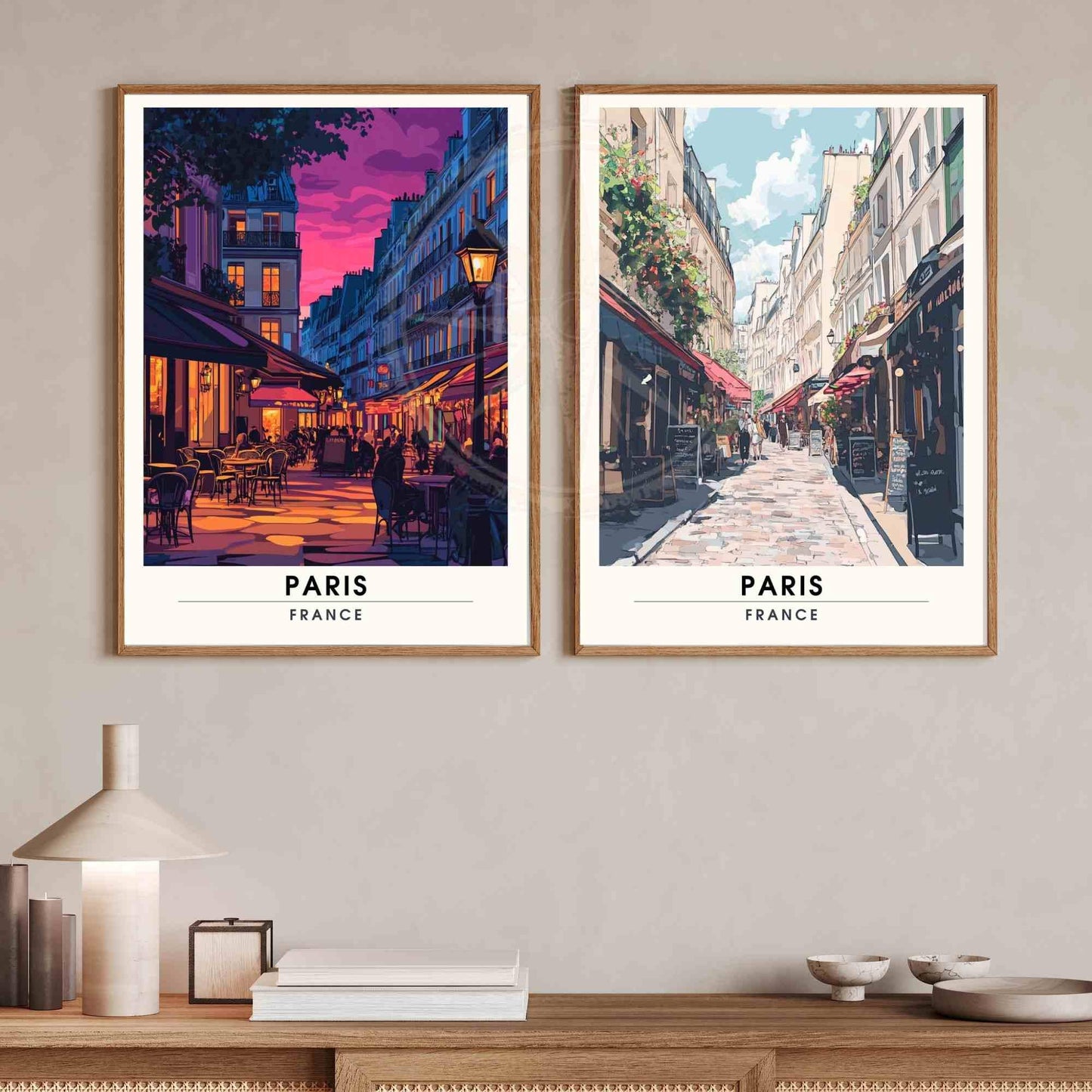 Affiche Paris | Impression Paris | Quartier Saint Michel