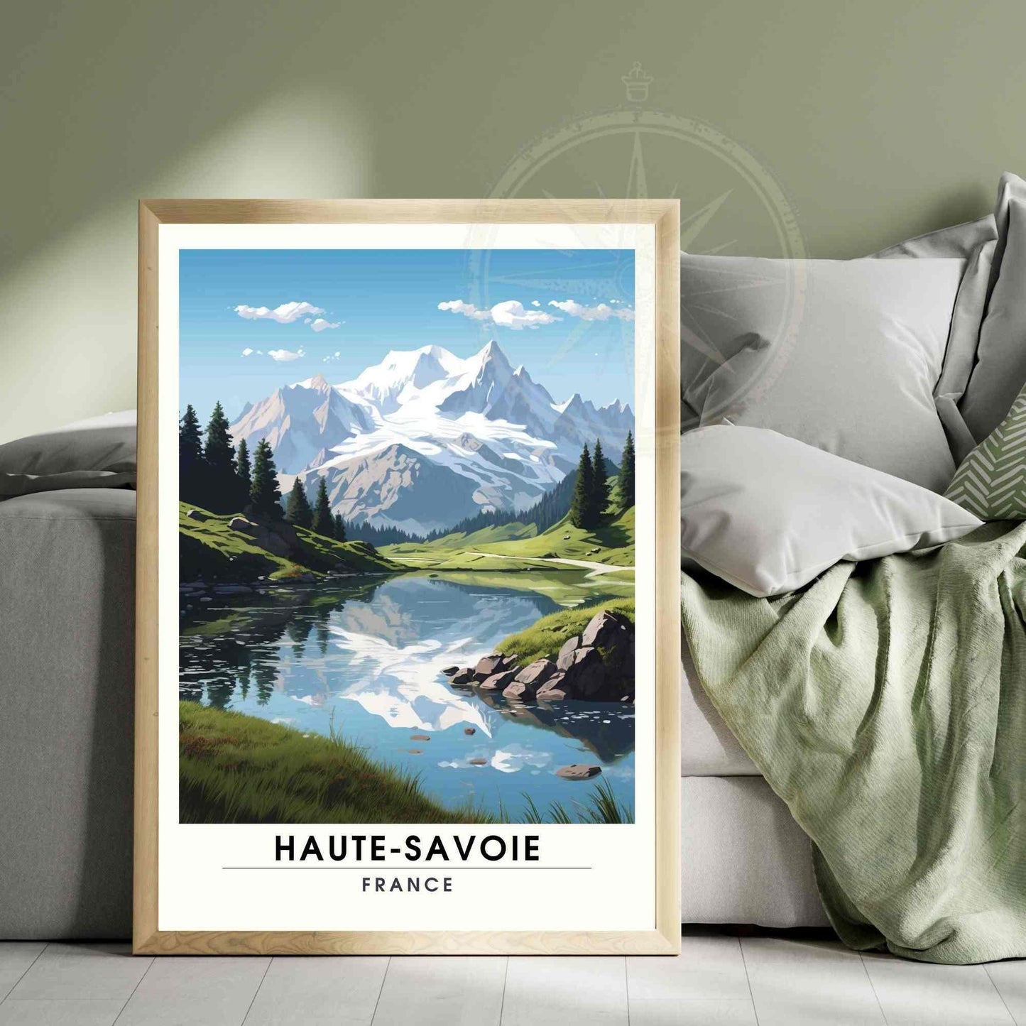 Affiche Haute Savoie | Impression Haute Savoie | Lac de Passy