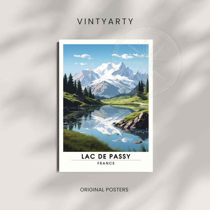 Affiche Lac de Passy | Impression Haute Savoie