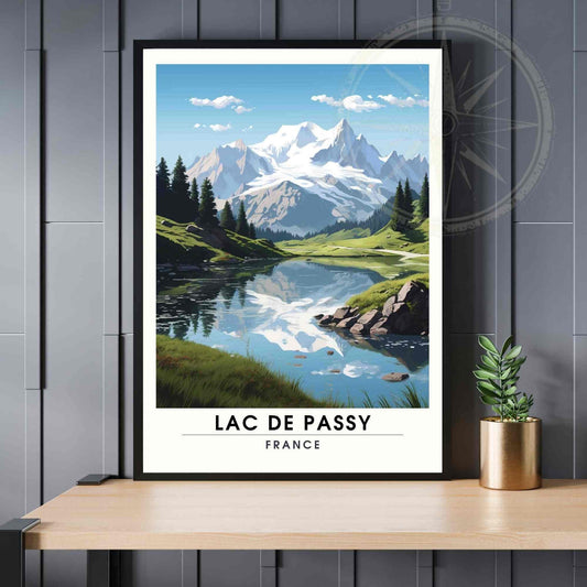 Affiche Lac de Passy | Impression Haute Savoie