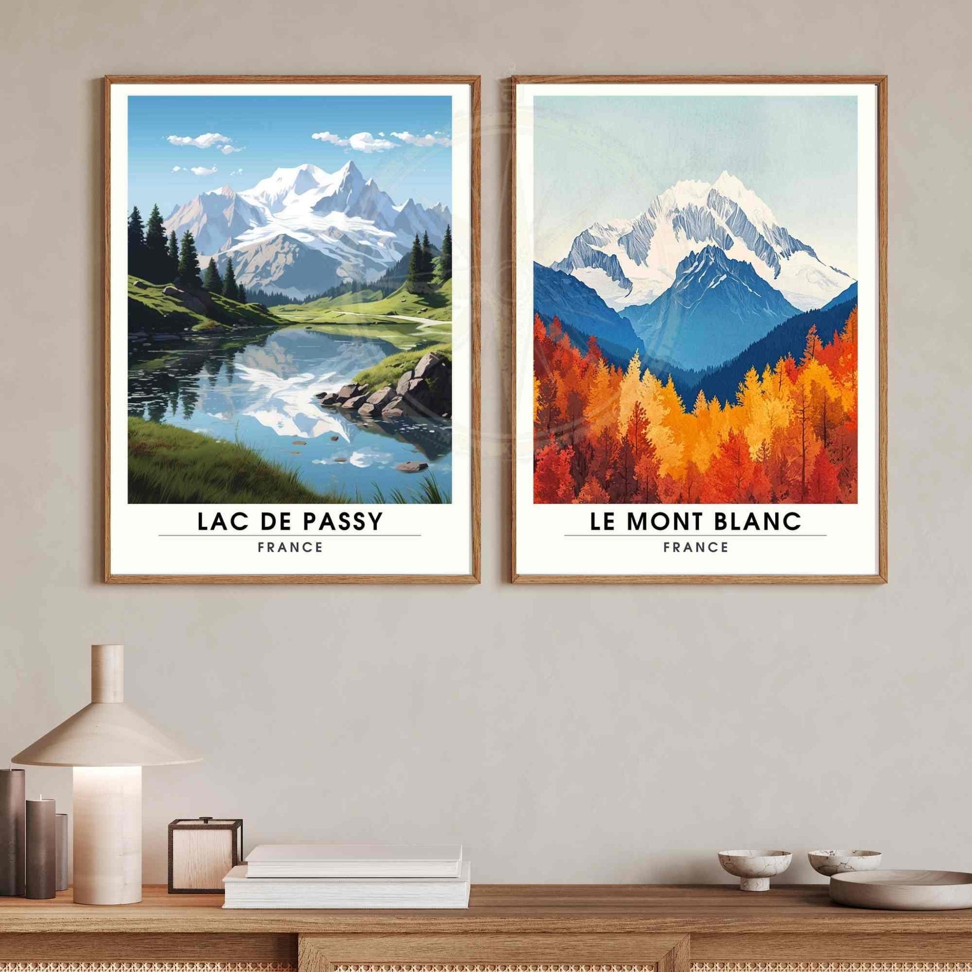 Affiche Lac de Passy | Impression Haute Savoie