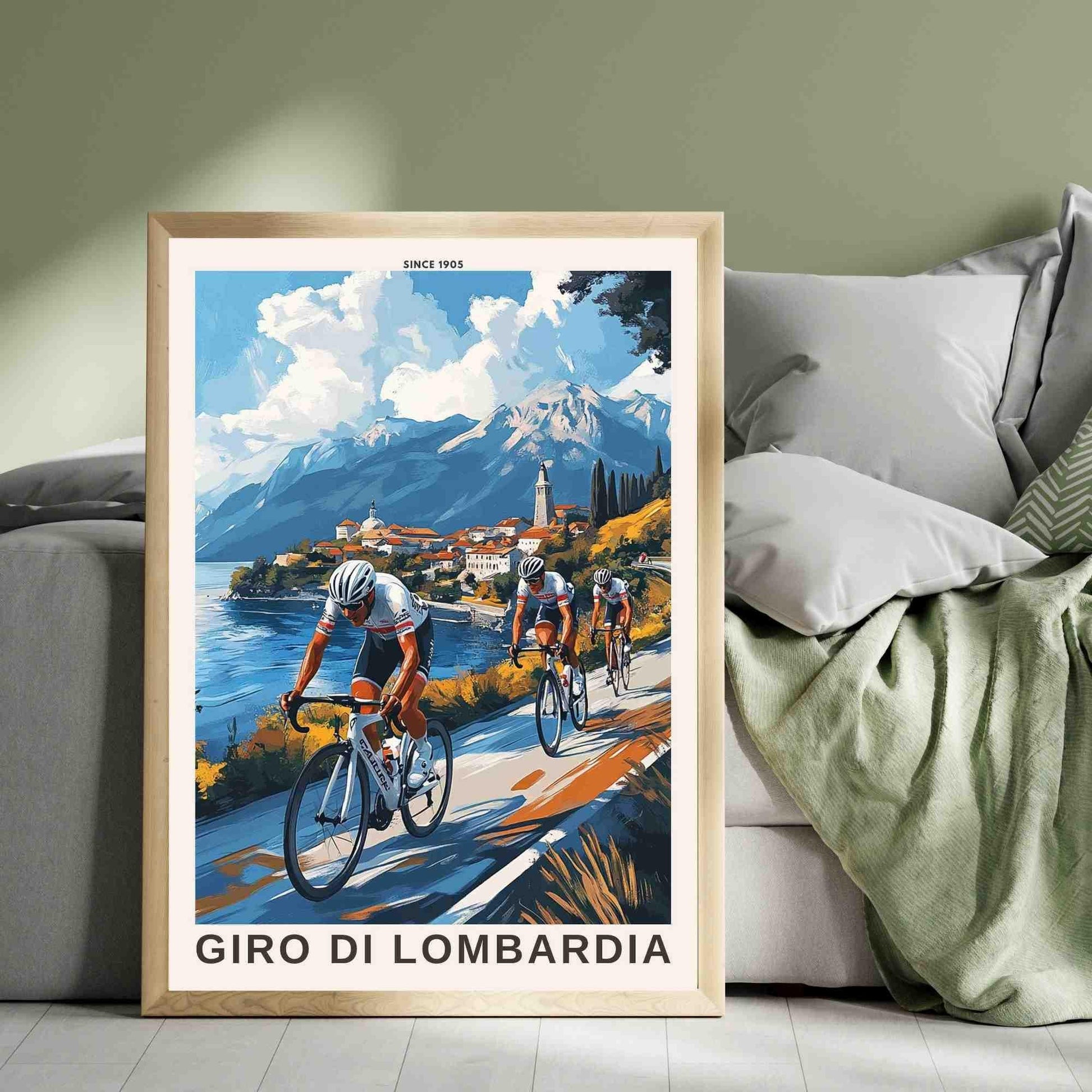 Affiche tour de lombardie