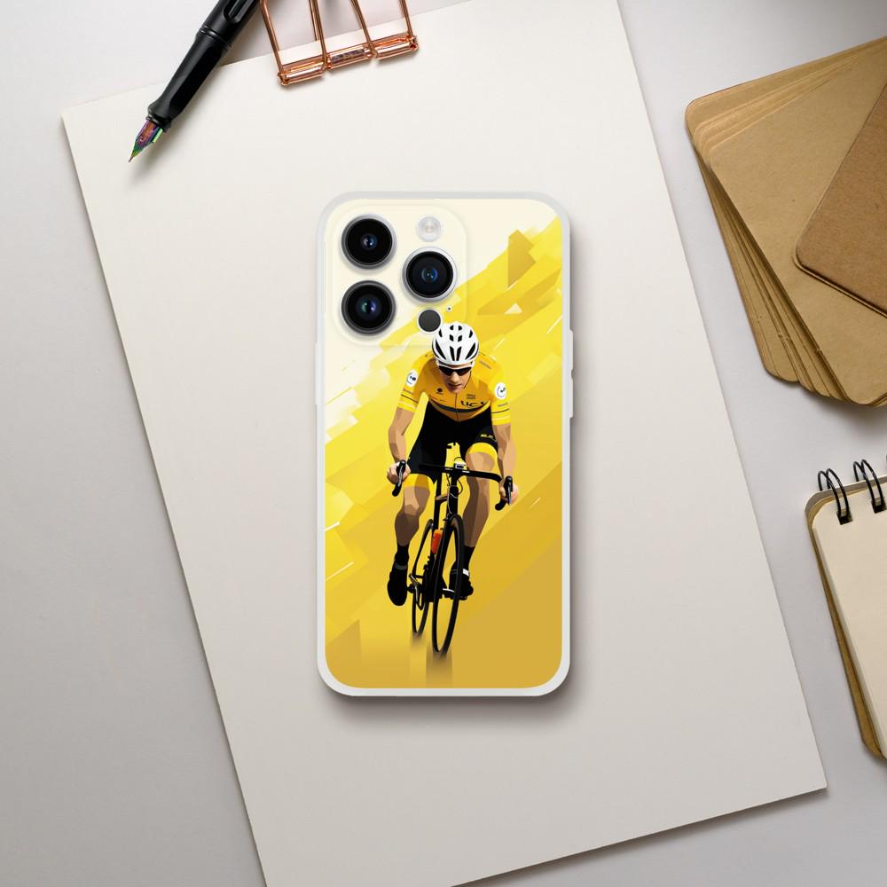 Coque Téléphone Transparente Tour de France – Protection Flexible et Moderne - Coque téléphone vélo