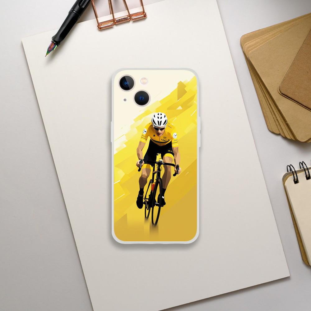 Coque Téléphone Transparente Tour de France – Protection Flexible et Moderne - Coque téléphone vélo