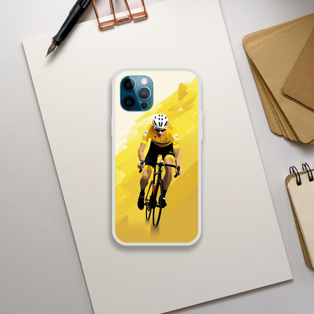 Coque Téléphone Transparente Tour de France – Protection Flexible et Moderne - Coque téléphone vélo