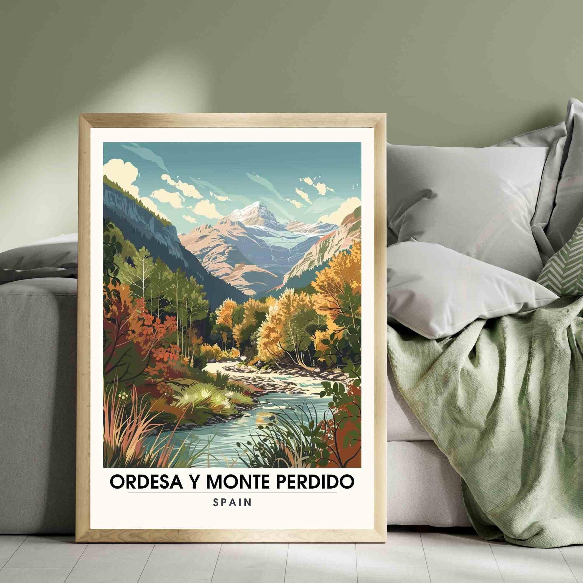 Affiche Ordesa y Monte Perdido | Impression de parc national de Ordesa y Monte Perdido