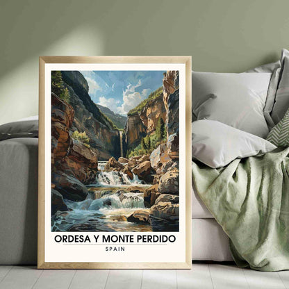 Affiche Ordesa y Monte Perdido | Impression de voyage de Ordesa y Monte Perdido