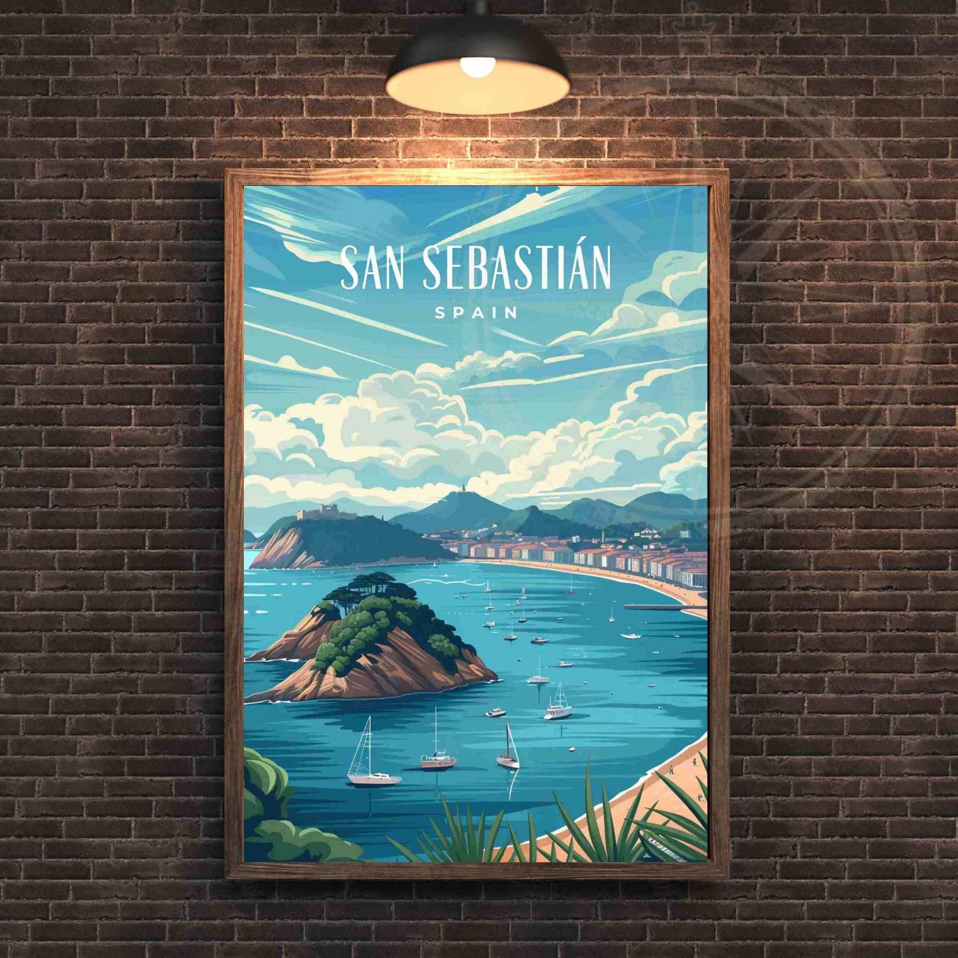 Affiche Saint-Sébastien | Impression Saint-Sébastien, Espagne