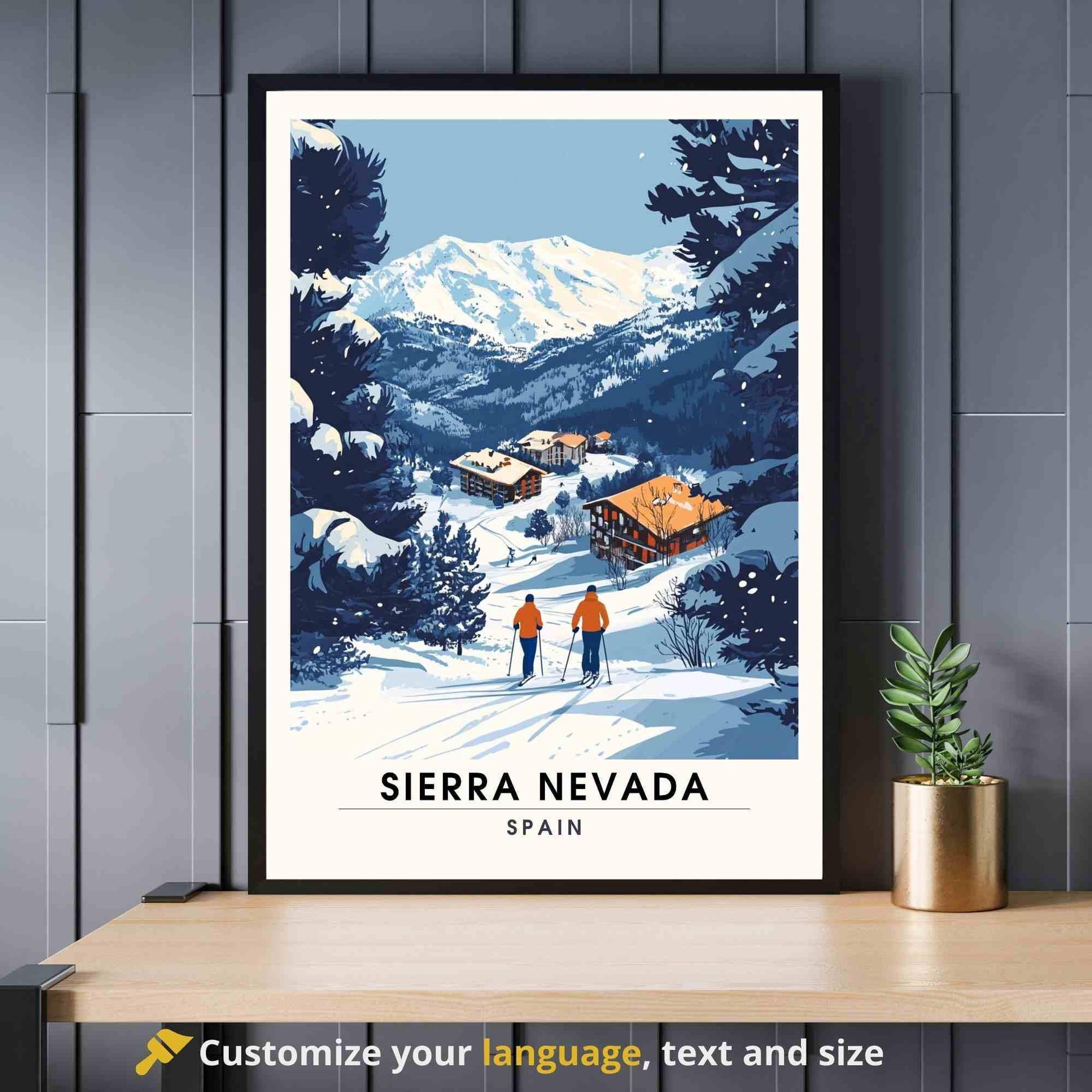 Affiche Sierra Nevada | Impression Sierra Nevada, Espagne