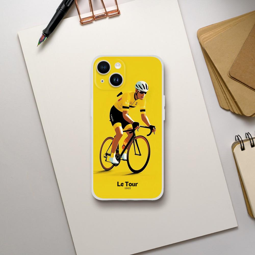 Coque Téléphone Transparente Tour de France – Protection Flexible et Moderne - Coque téléphone Cyclisme