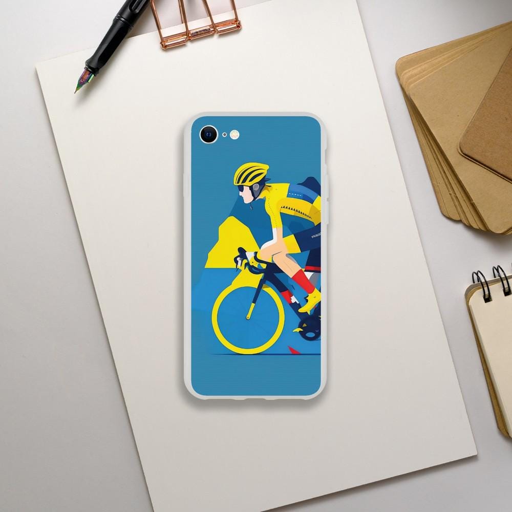 Coque Téléphone Transparente Cyclisme – Protection Flexible et Moderne - Coque téléphone Cyclisme