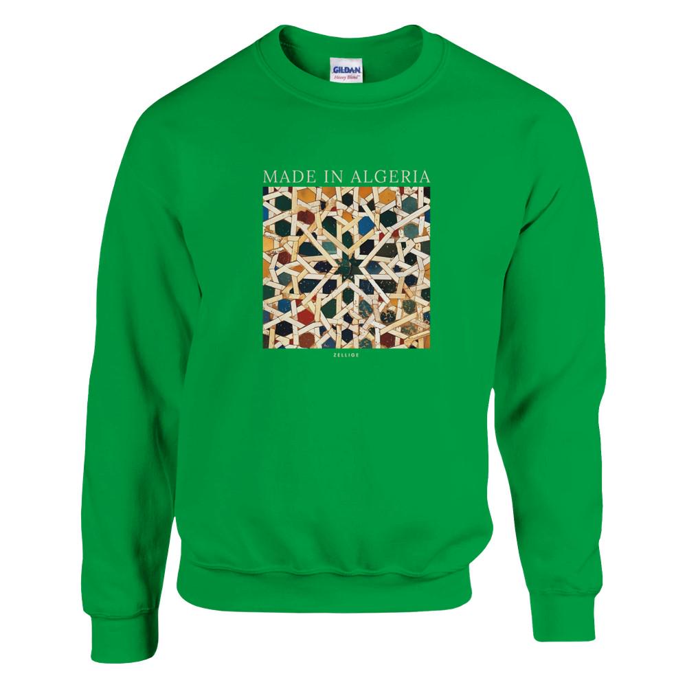 Sweat unisexe Algérie Zellige - 10 couleurs disponibles