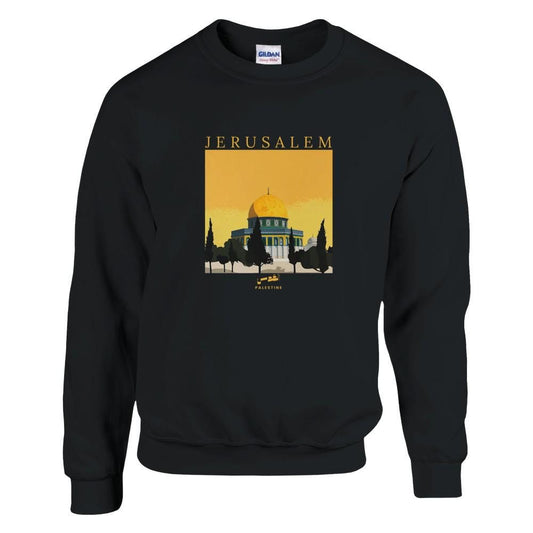 Sweat Unisexe Jérusalem, Palestine | Sweat en arabe -10 couleurs disponibles