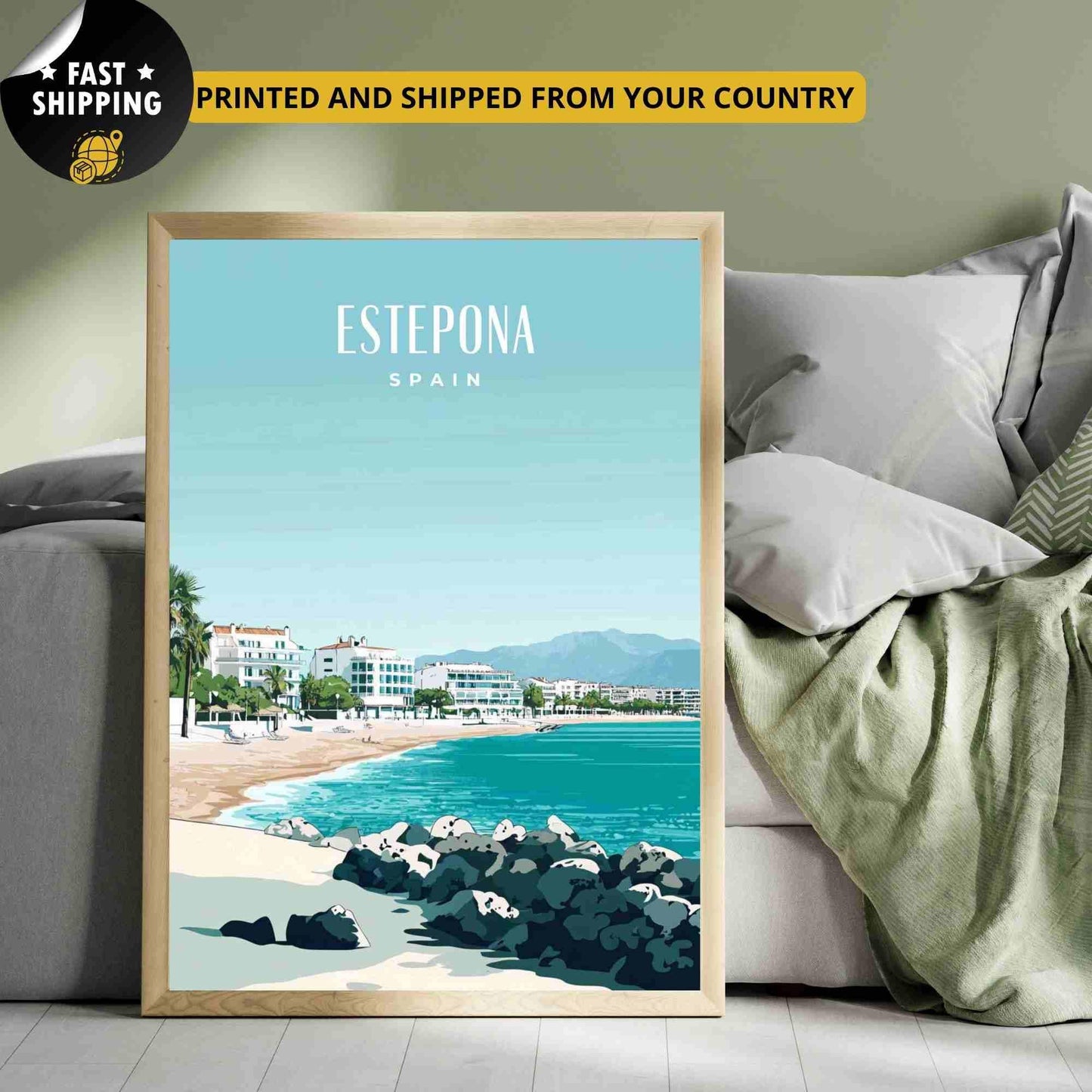 Affiche Estepona | Impression Estepona, Espagne