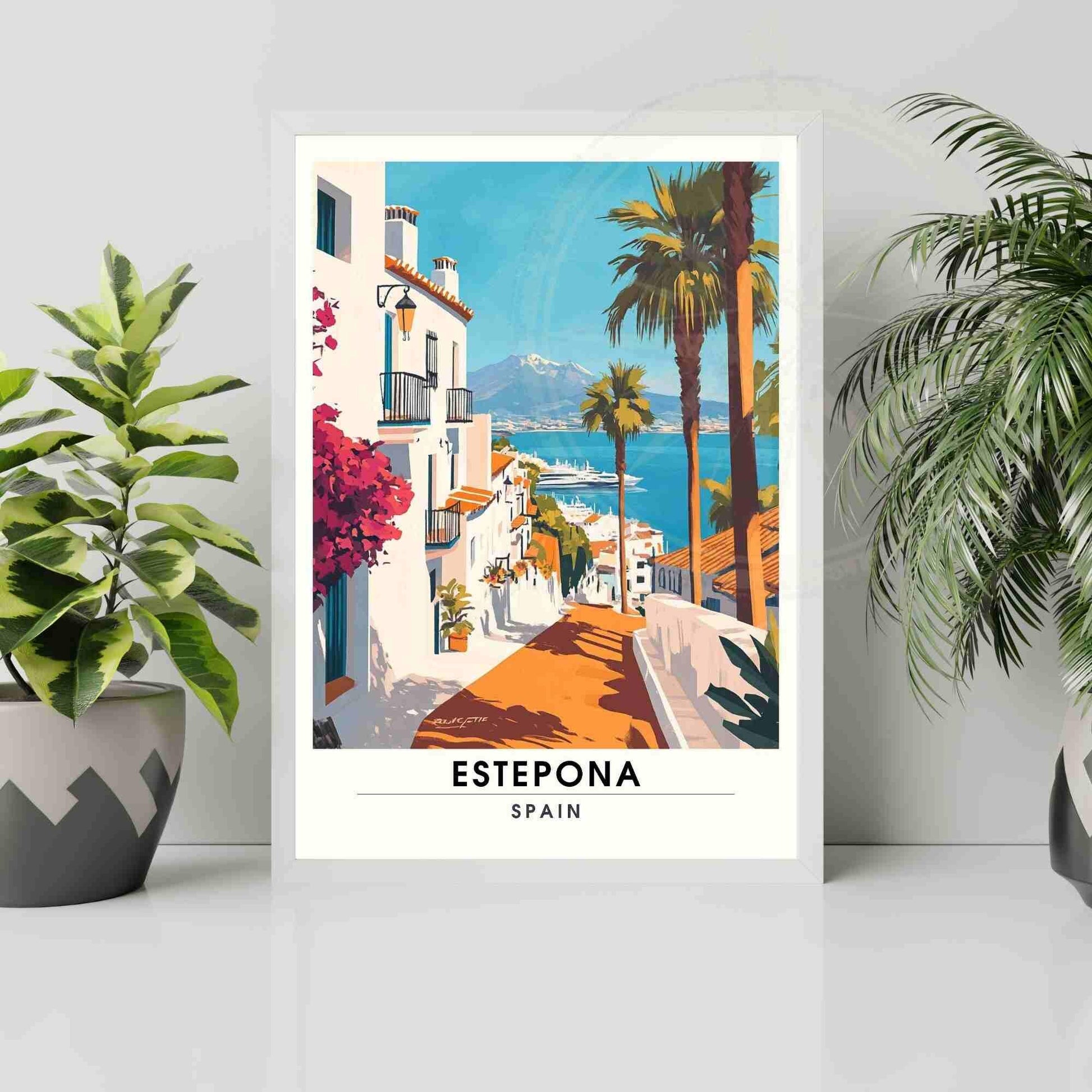 Affiche de voyage Estepona | Impression Estepona, Espagne