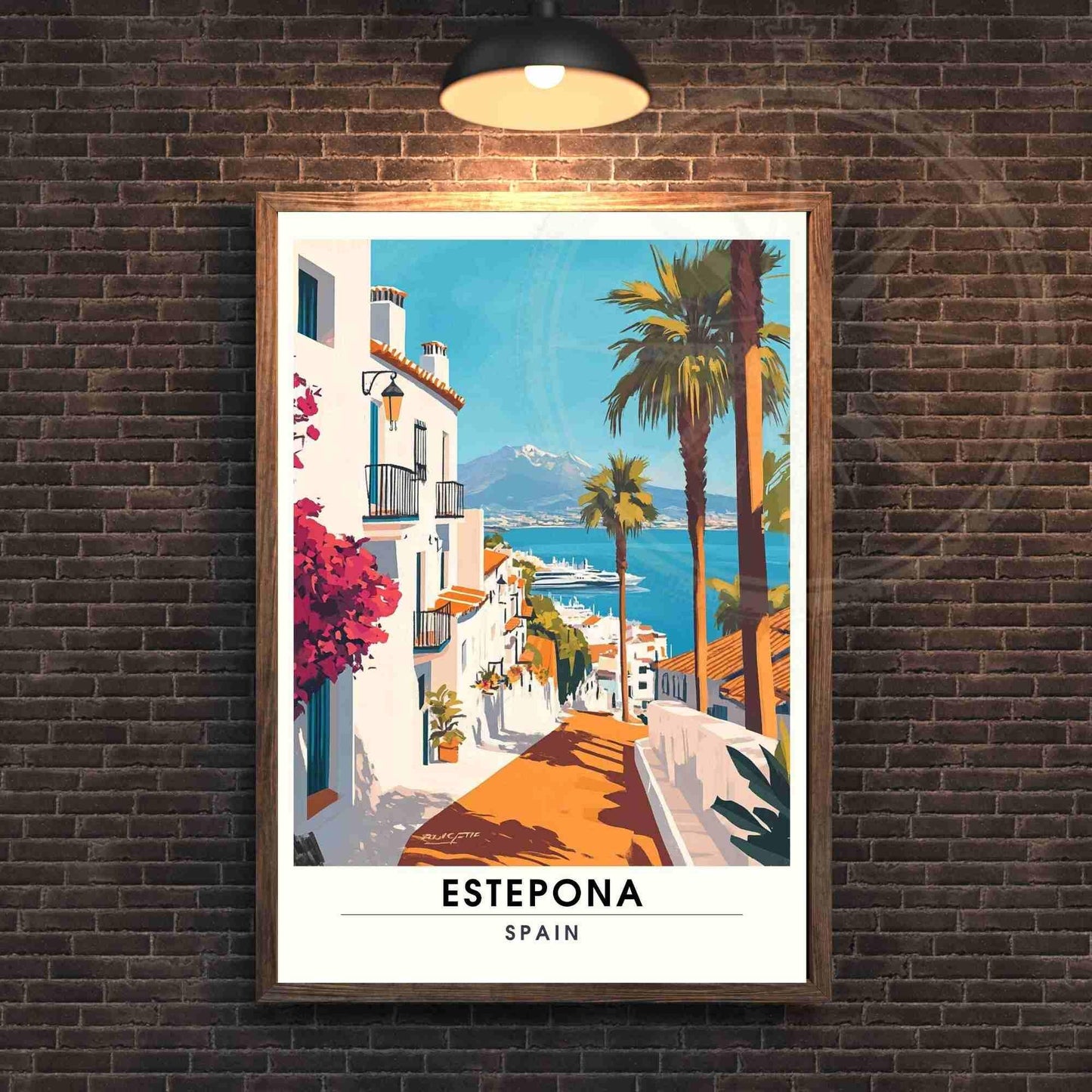 Estepona travel print