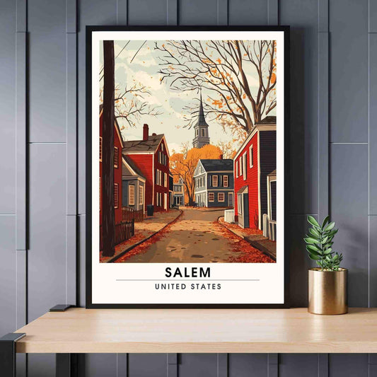 Affiche Salem | Impression de voyage Salem - USA