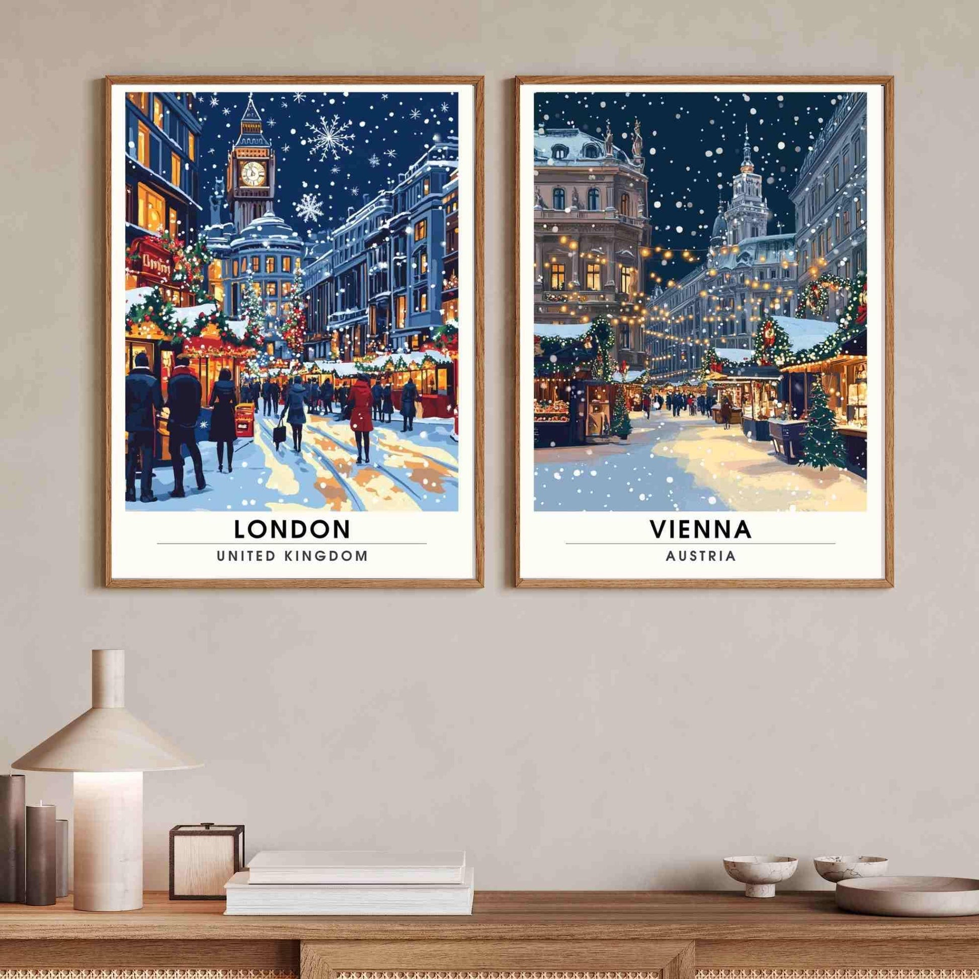 Affiche de Noël de Vienne