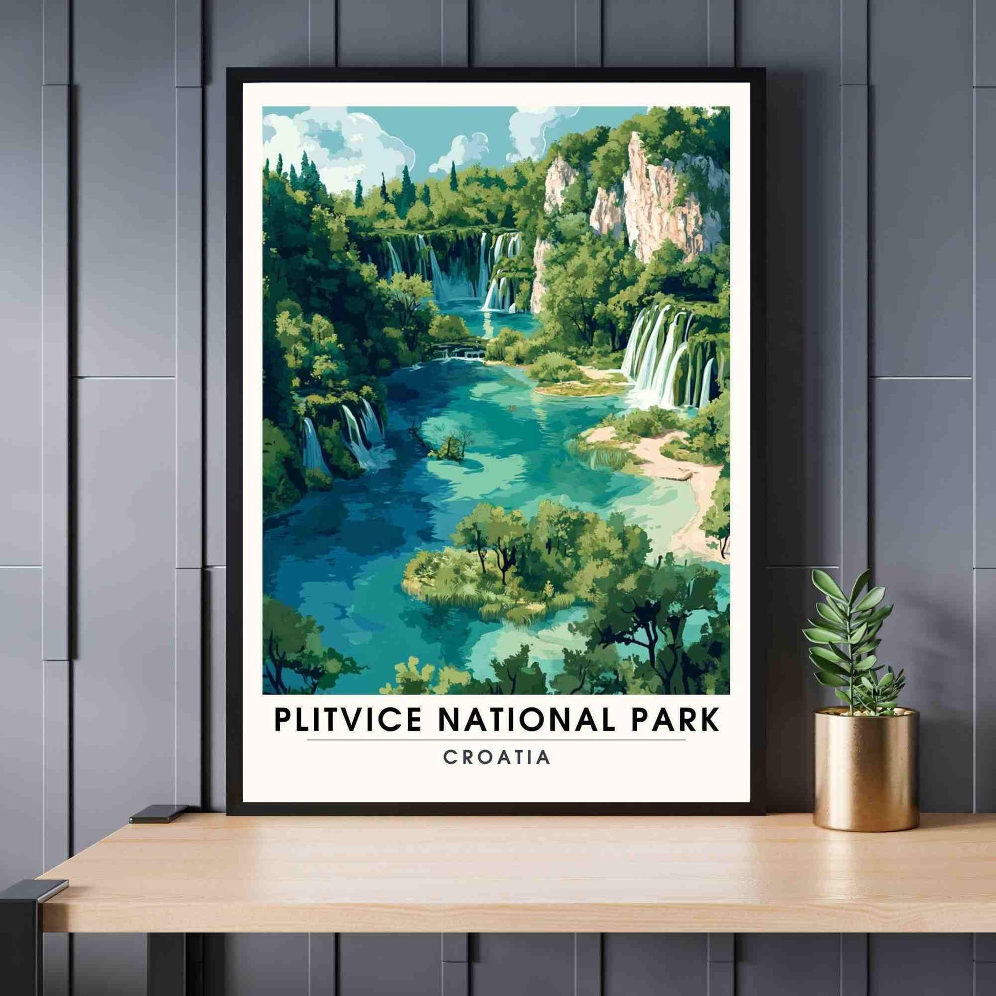 Plitvice Lakes National Park poster