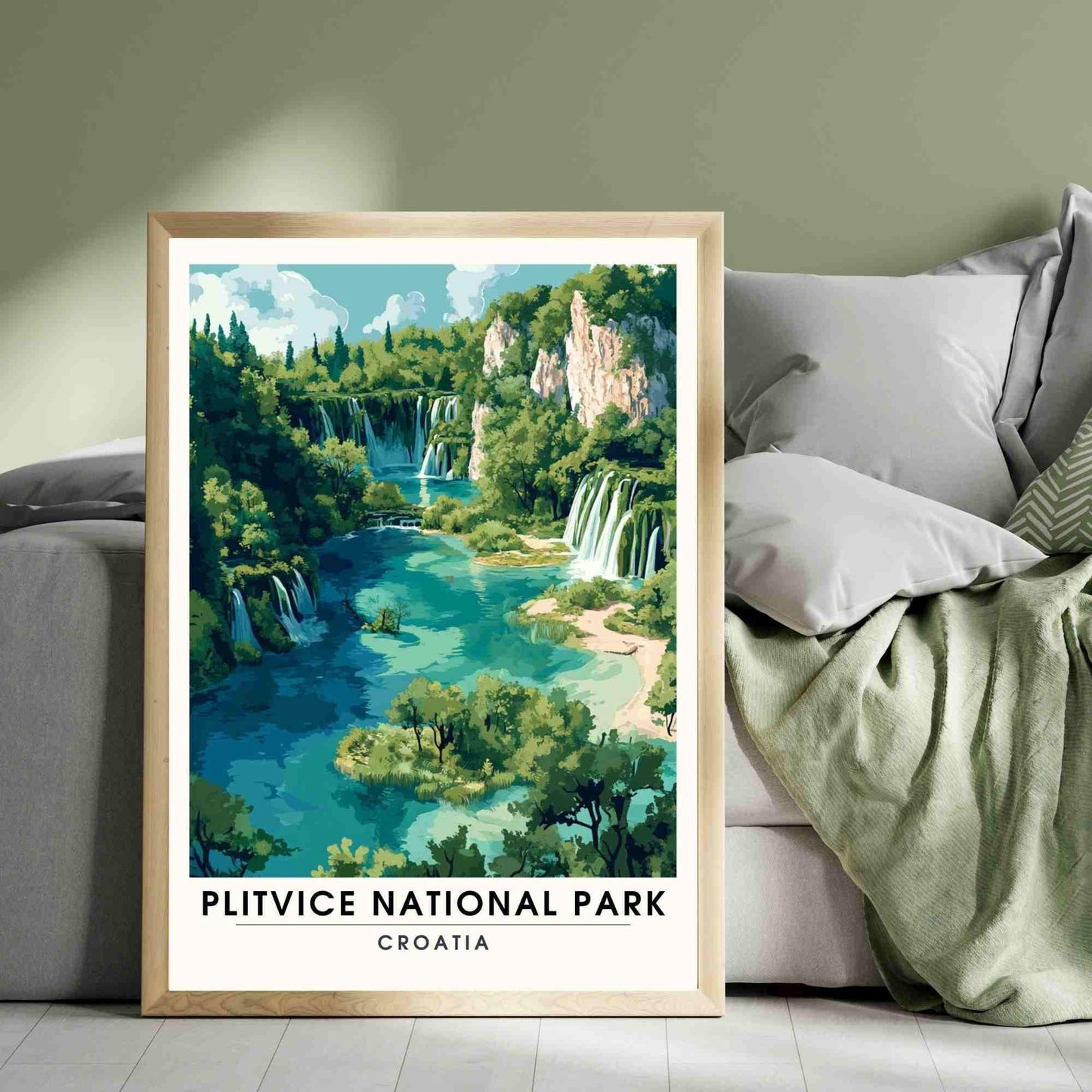 Plitvice Lakes National Park poster