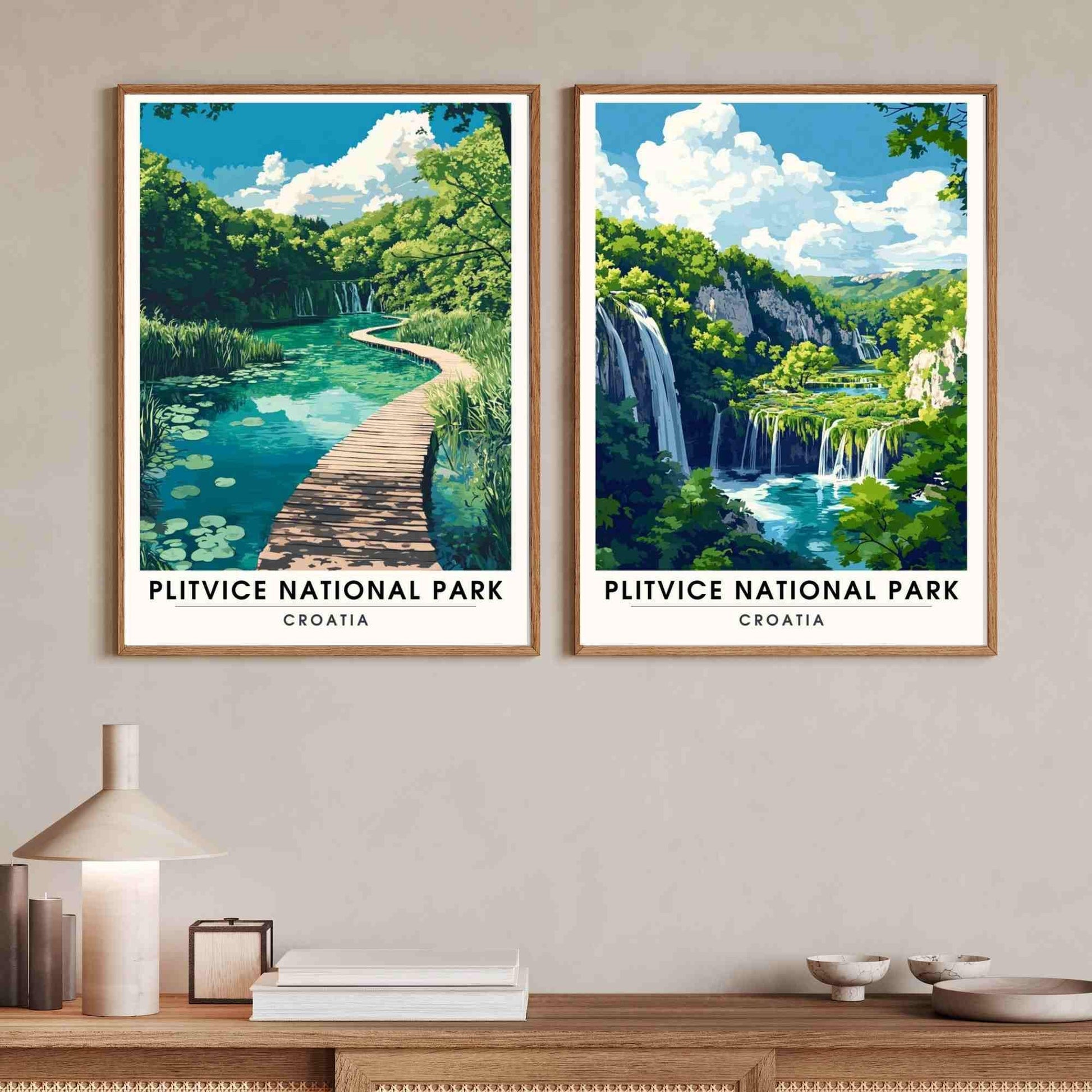 Plitvice Lakes National Park poster