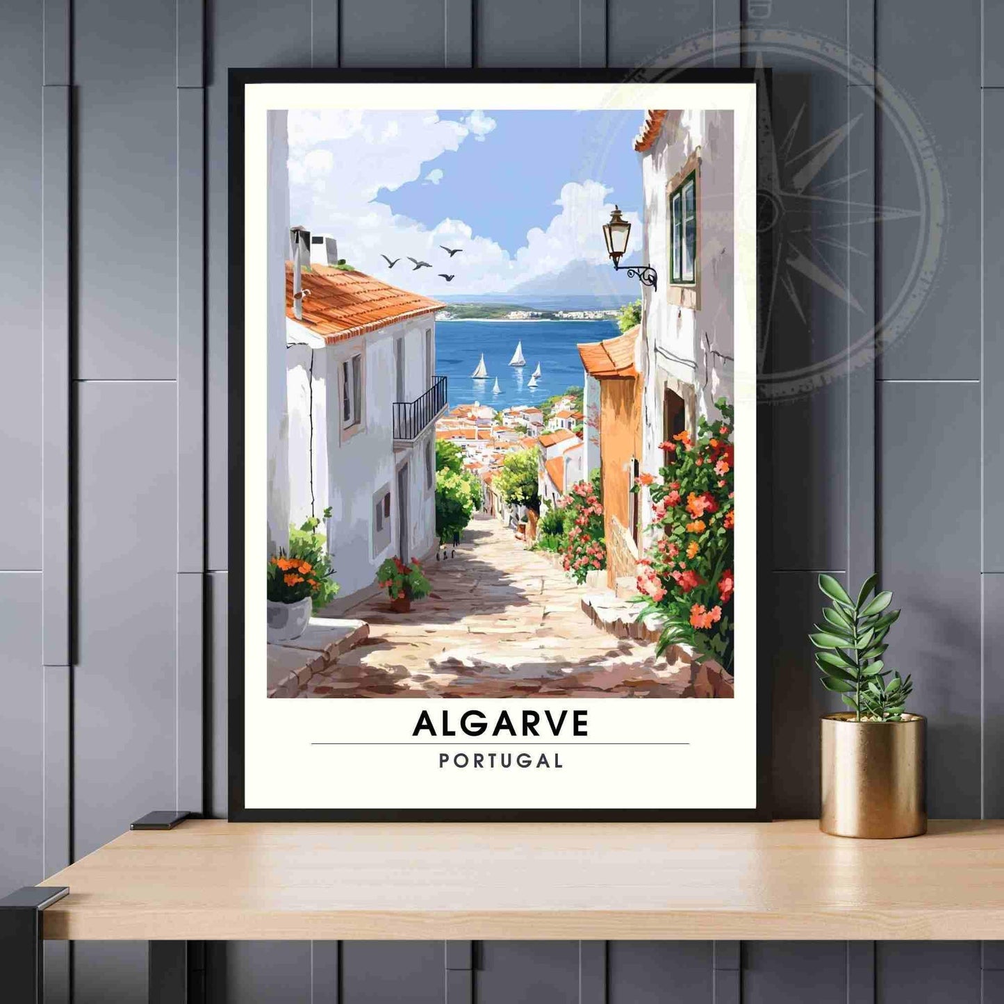 Algarve Poster | Algarve travel print, Portugal