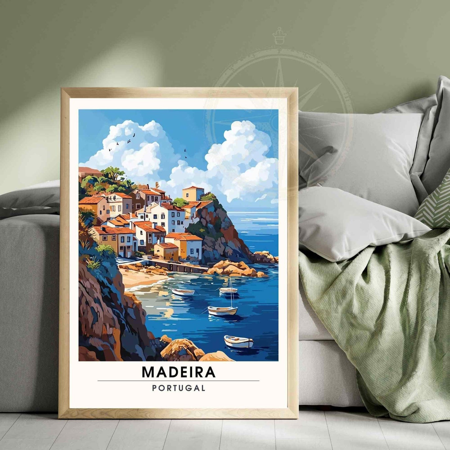 Affiche Madère | Impression de voyage Madère, Portugal - Porto Moniz