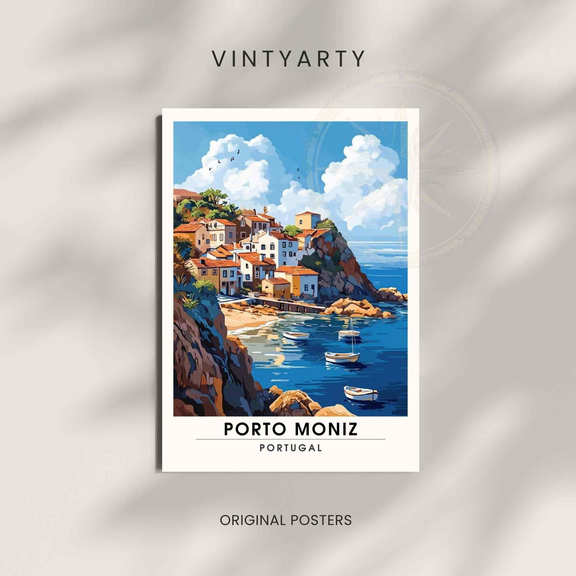 Porto Moniz Poster | Madeira travel print,Madeira, Portugal