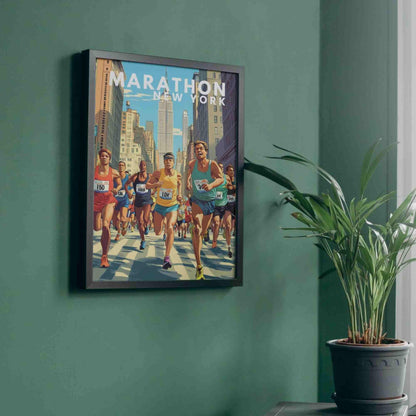 New York Marathon Poster