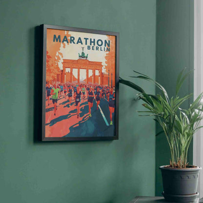 Berlin Marathon Poster | Marathon print | Berlin poster