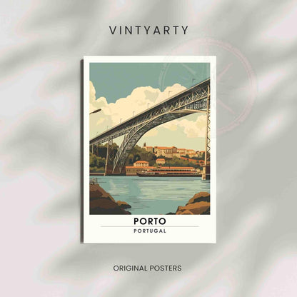 Poster Porto | Print Porto, Portugal - Ponte Dom-Luís