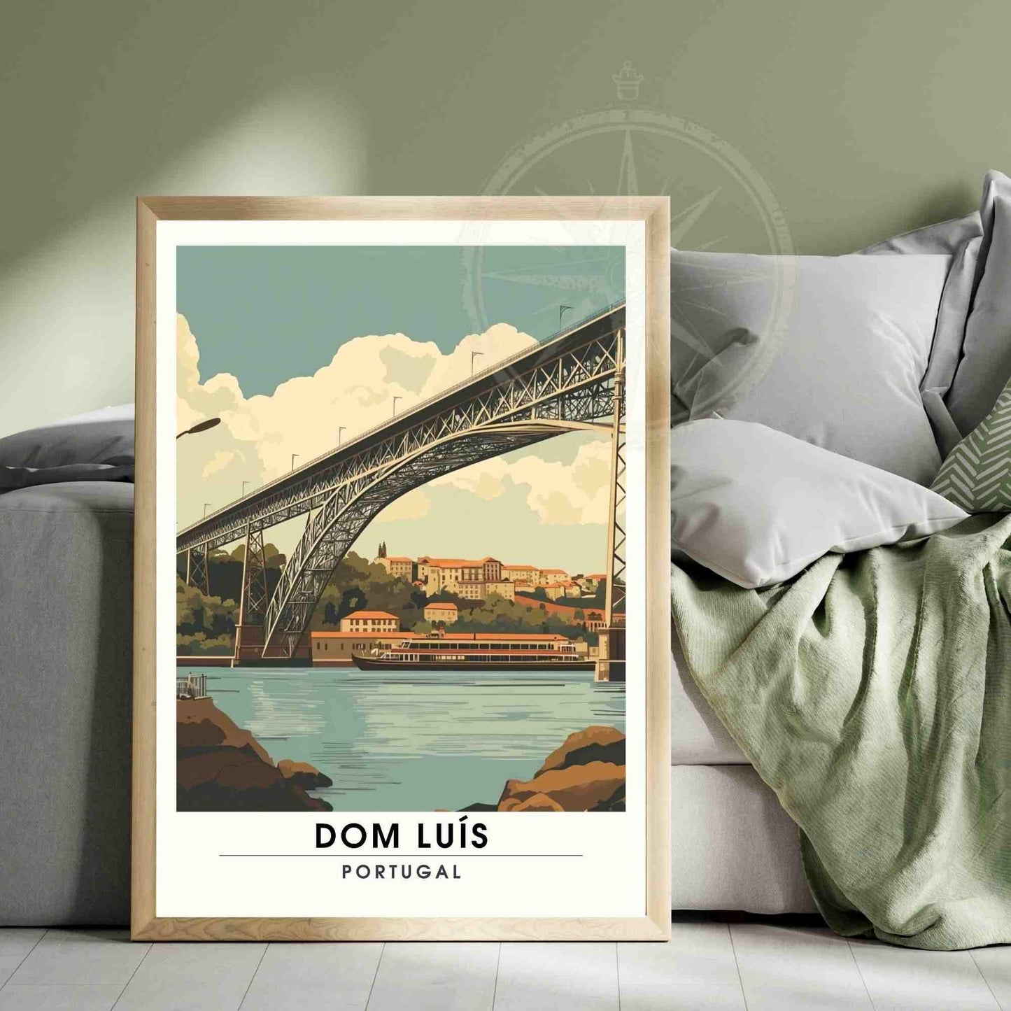 Affiche Porto | Impression Porto, Portugal - Pont Dom-Luís