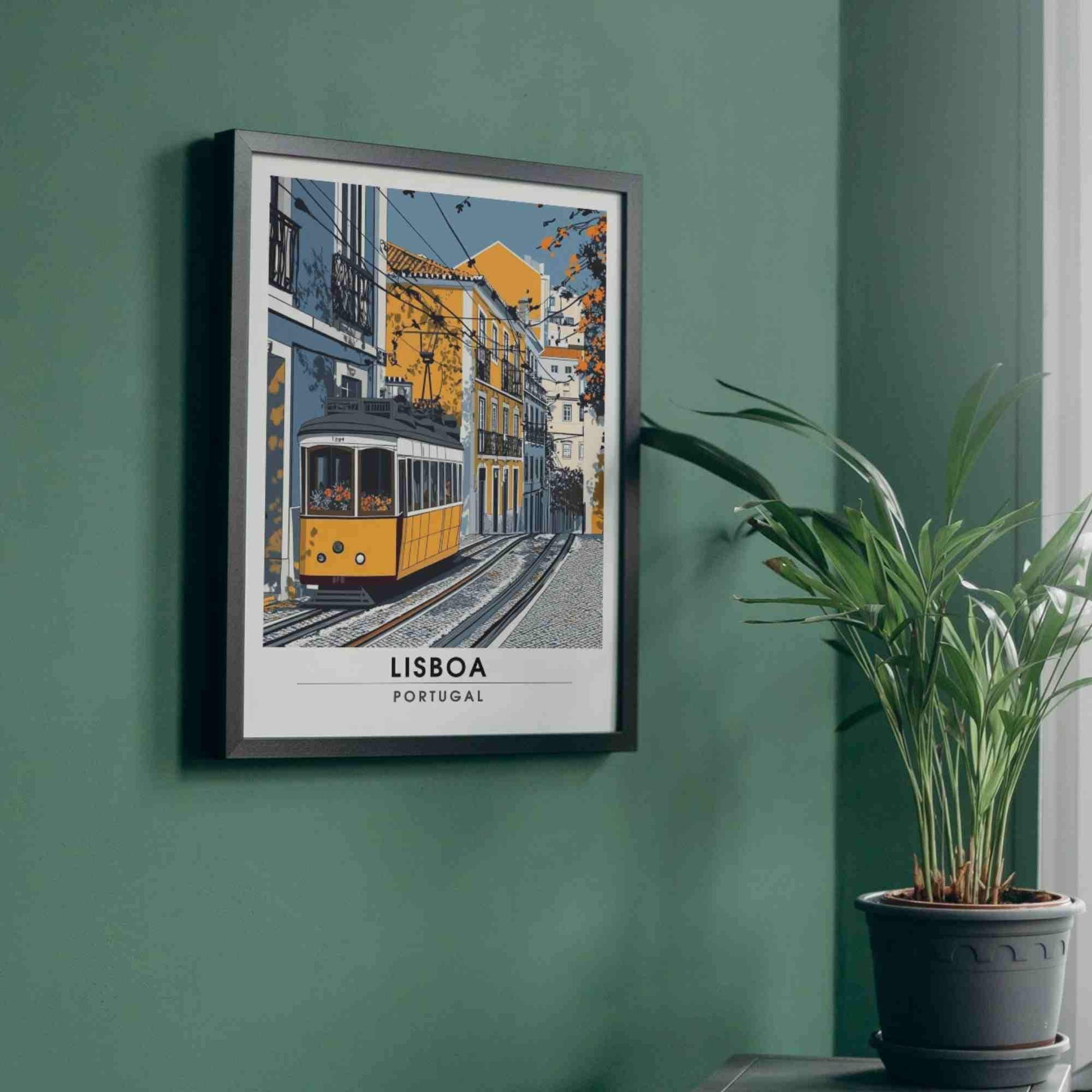 Lisbon Poster | Lisbon travel print - Portugal