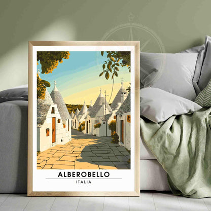 Alberobello Poster | Alberobello print - the trulli