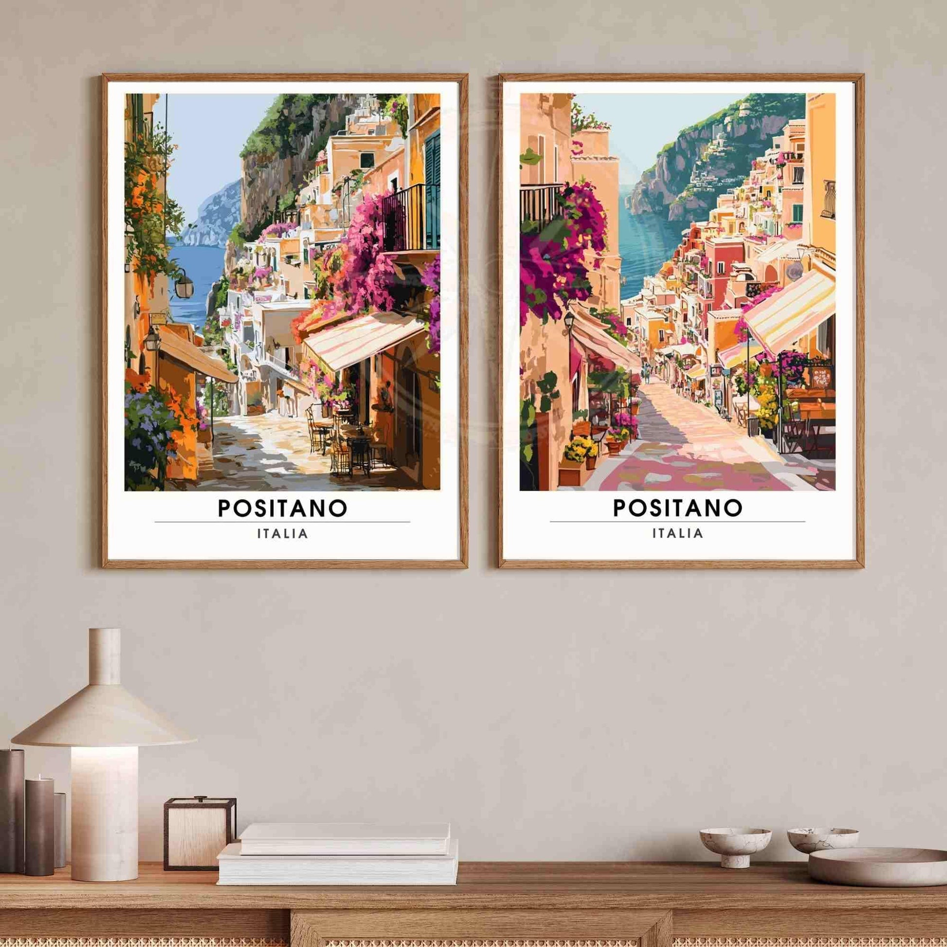 Affiche Positano | Impression Positano, Italie