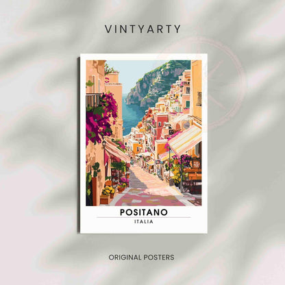 Positano Poster - Positano print - Amalfi coast