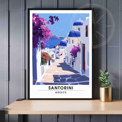 Santorini Poster - Santorini print - Greece